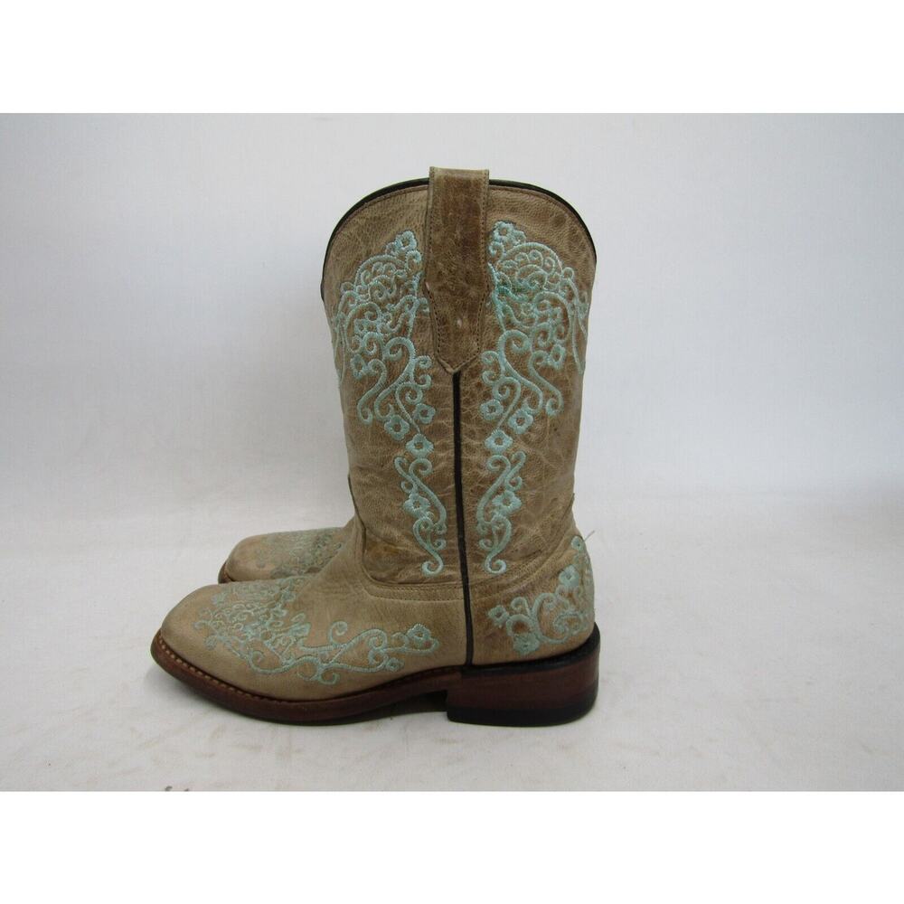 Corral Little Kids Youth Size 13 Brown Leather Western Cowboy Boots